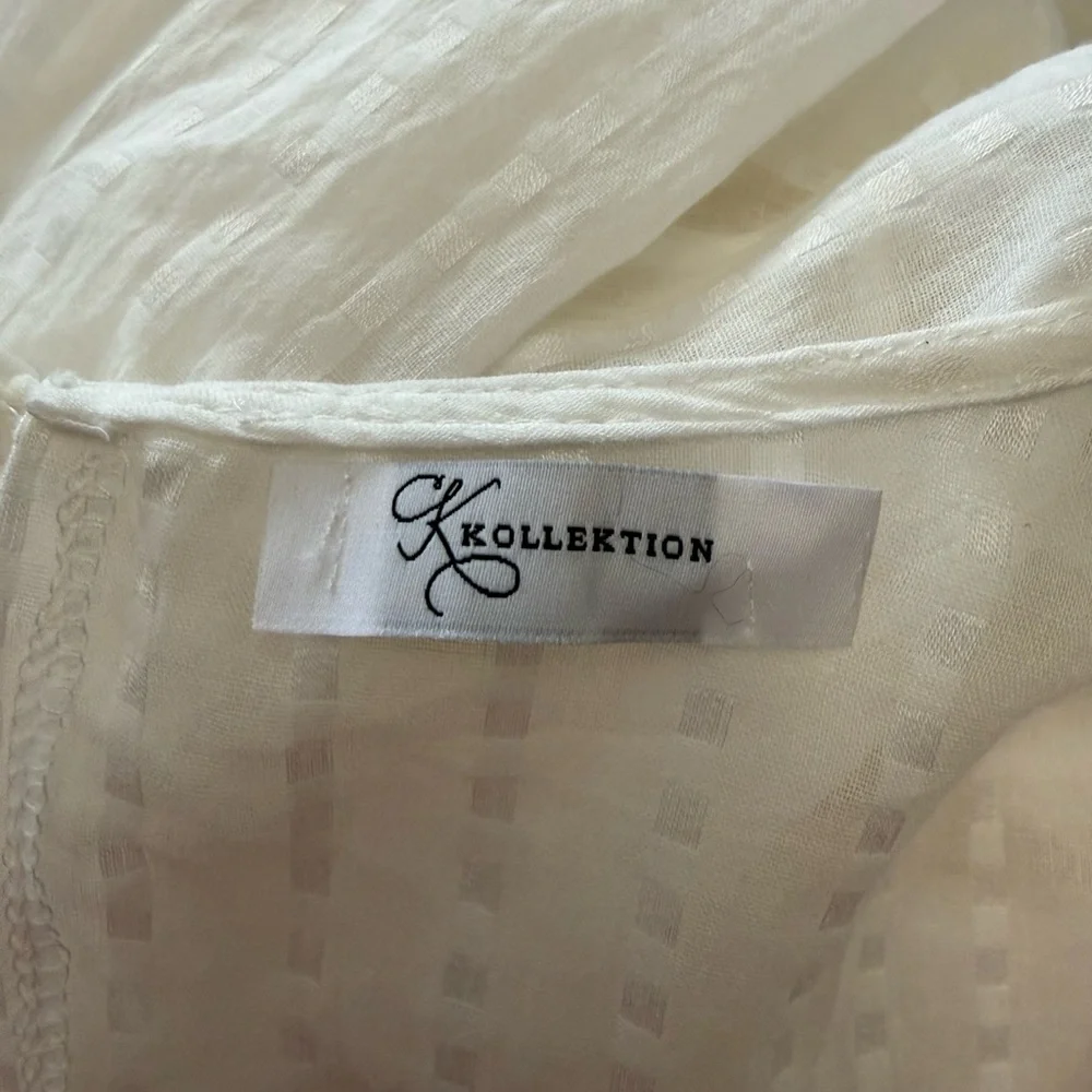 Balloon Sleeve Layered Ruffle‎ Hem Dress Size Small - Picture 9 of 9